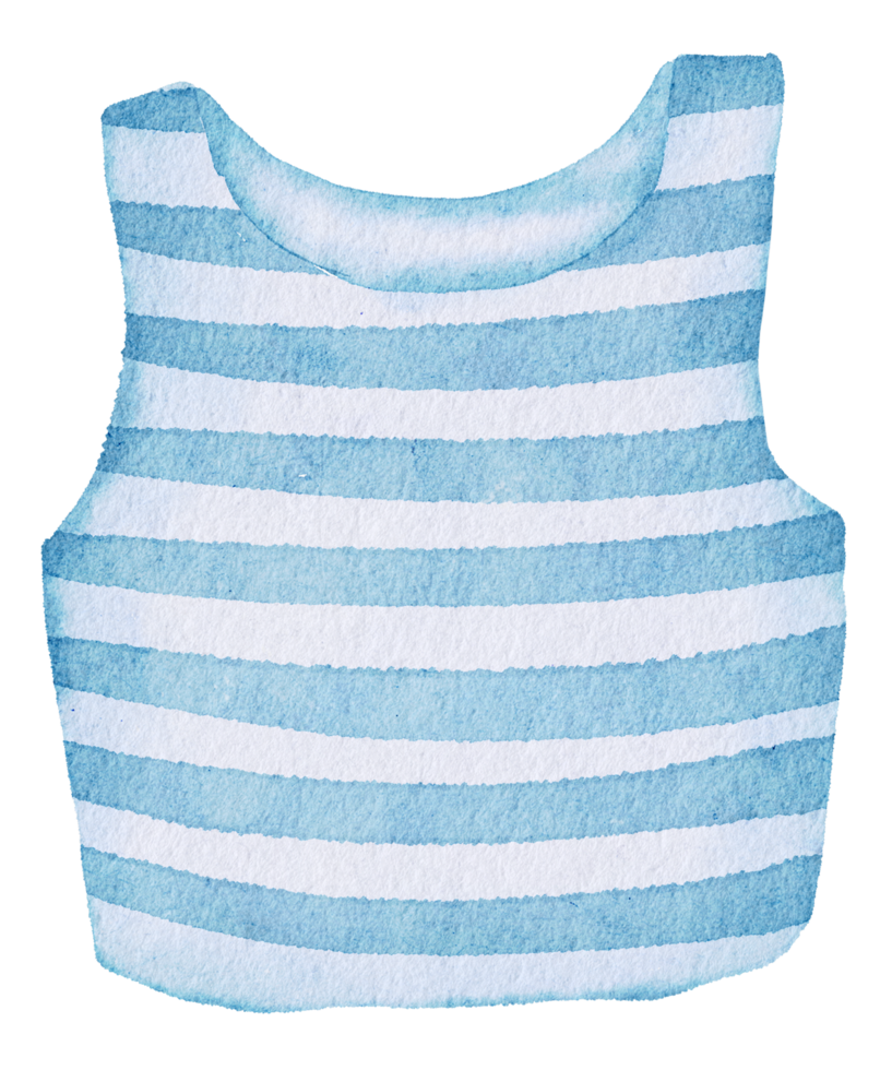 roupas de verão aquarela png