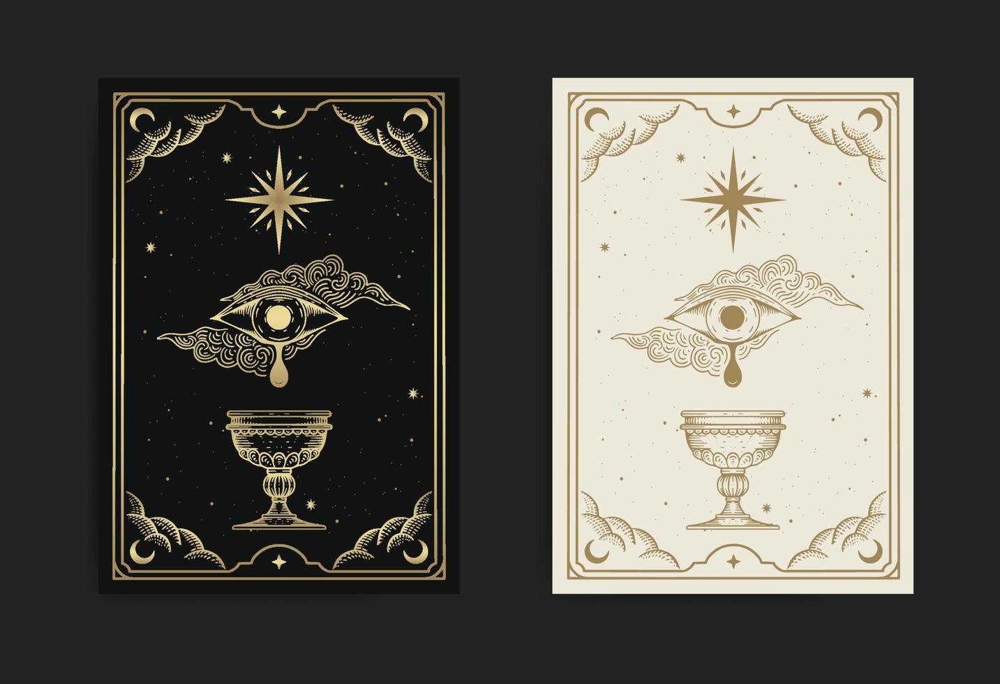 Holy water drips into the holy grail vector