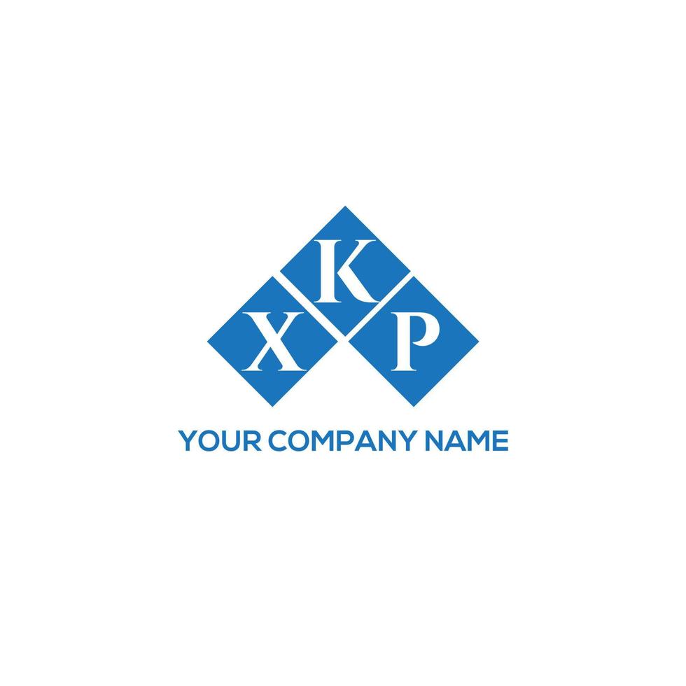 xkp letter design.xkp letter logo design sobre fondo blanco. xkp concepto de logotipo de letra inicial creativa. xkp letter design.xkp letter logo design sobre fondo blanco. X vector