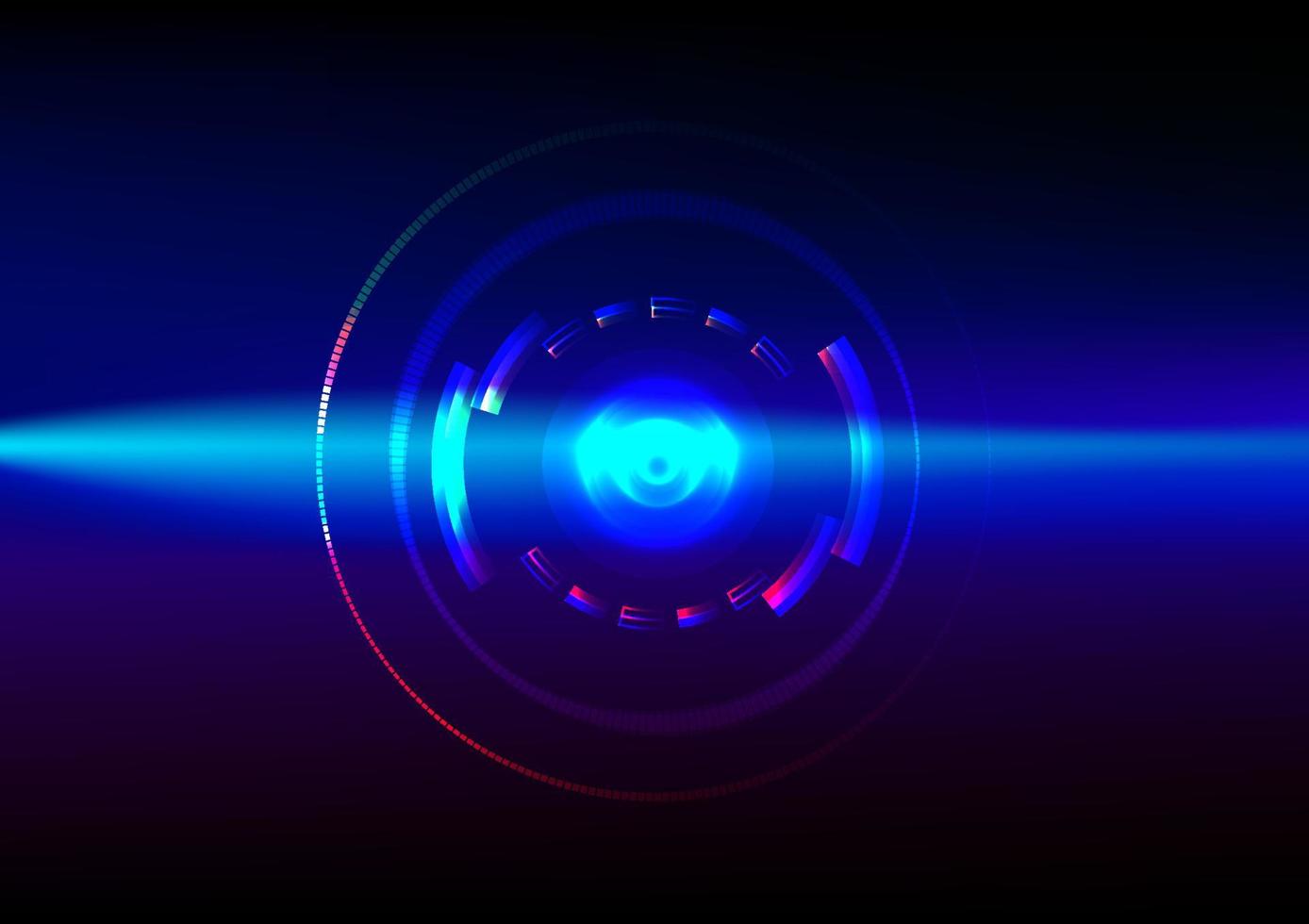 Abstract tech circles fractal light blue color technology bright energy backgrounds wallpaper vector illustration EPS10 06232021