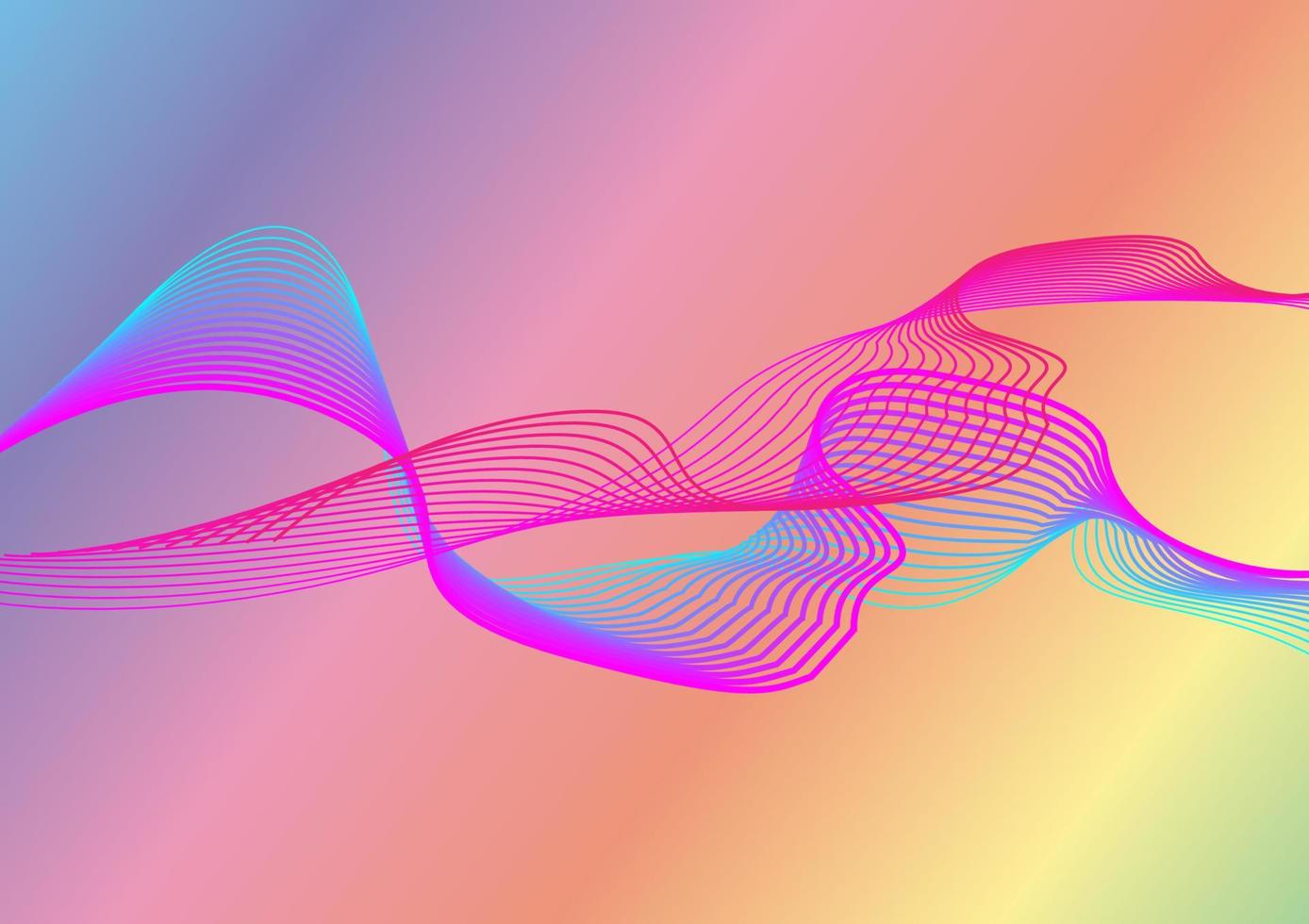 Hello Christmas festival wave flex line abstract background backdrop network communication vector illustration