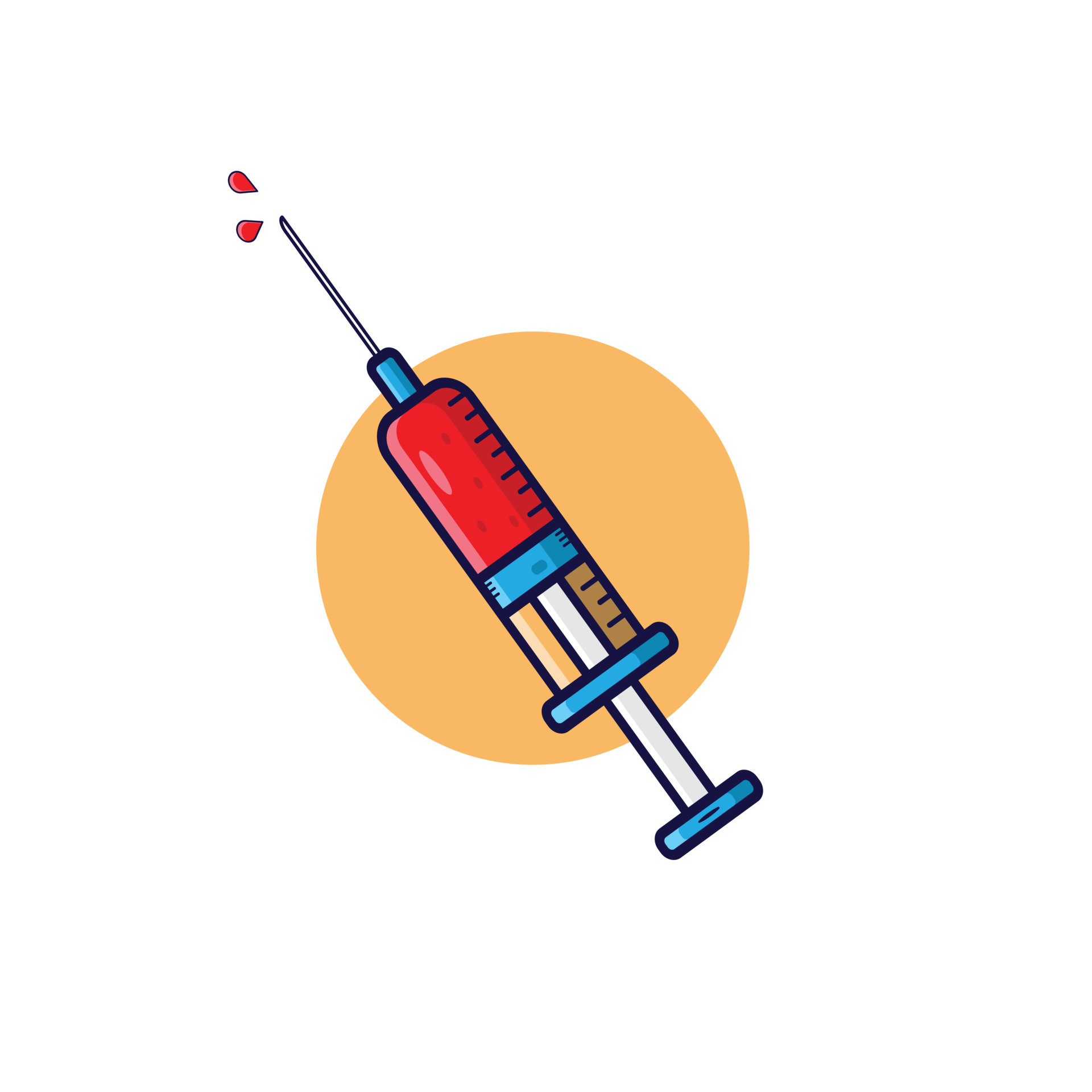 Syringe cartoon vector illustration . 10183876 Vector Art at Vecteezy