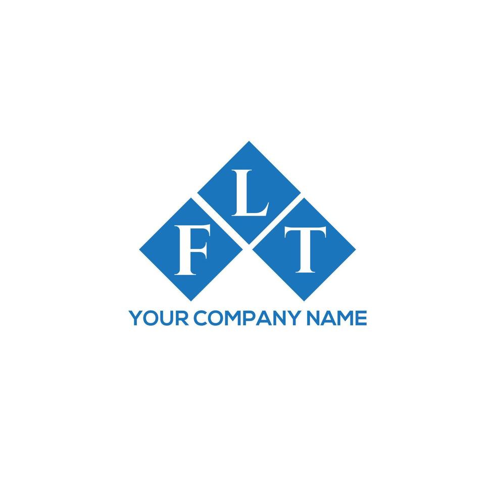 FLT letter design.FLT letter logo design on WHITE background. FLT creative initials letter logo concept. FLT letter design.FLT letter logo design on WHITE background. F vector