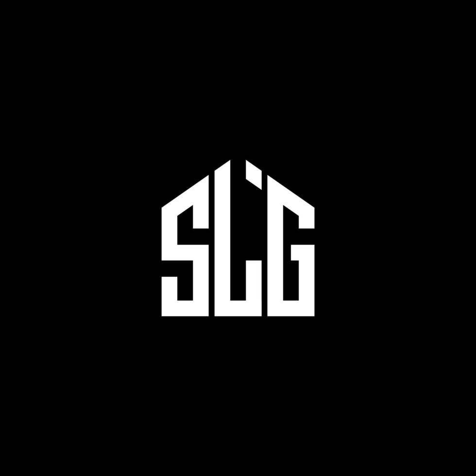 diseño de letra slg. Diseño de logotipo de letra slg sobre fondo negro. concepto de logotipo de letra de iniciales creativas slg. diseño de letra slg. Diseño de logotipo de letra slg sobre fondo negro. s vector