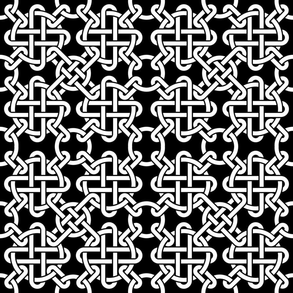 Celtic Knot Seamless Pattern Background vector