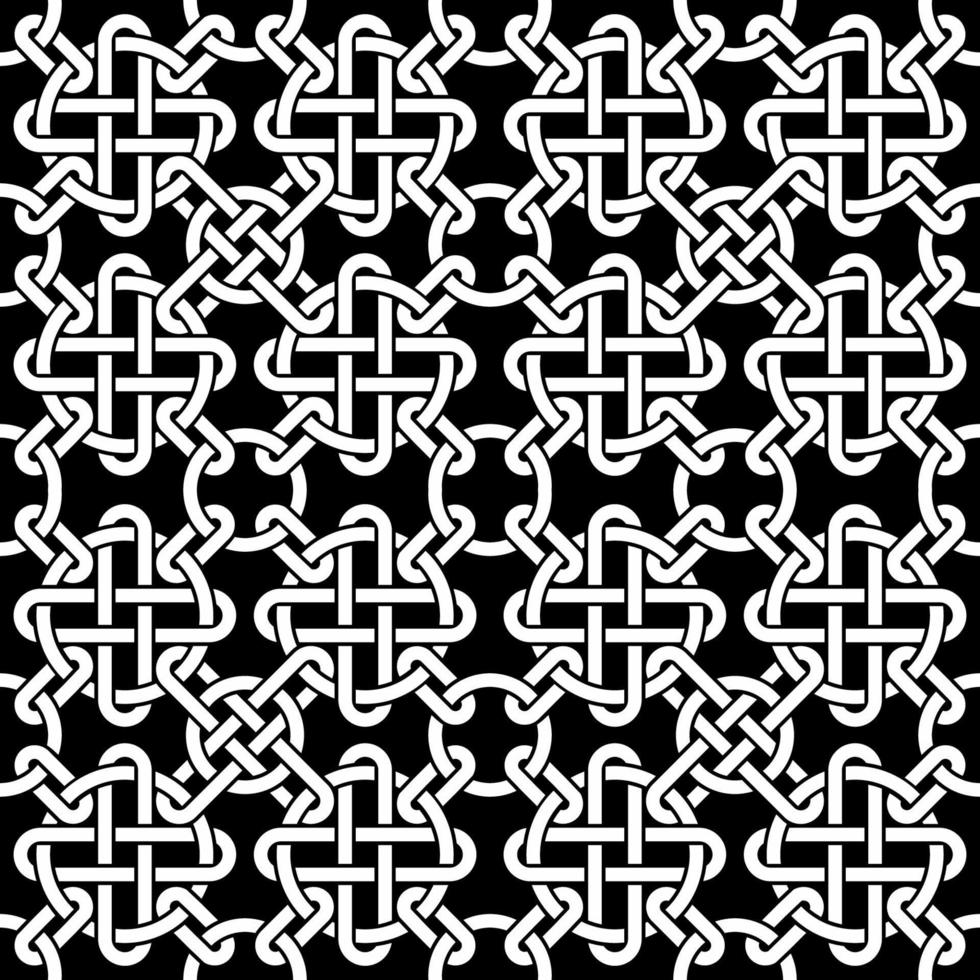 Celtic Knot Seamless Pattern Background vector