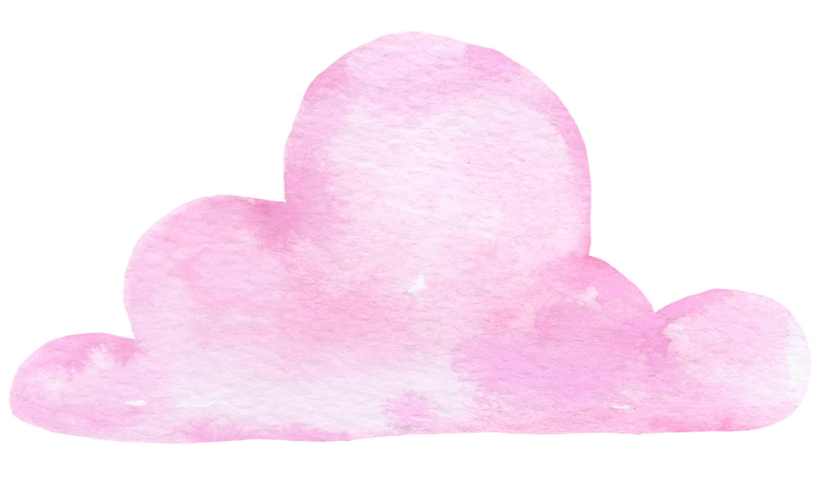 Cloud watercolor hand paint png