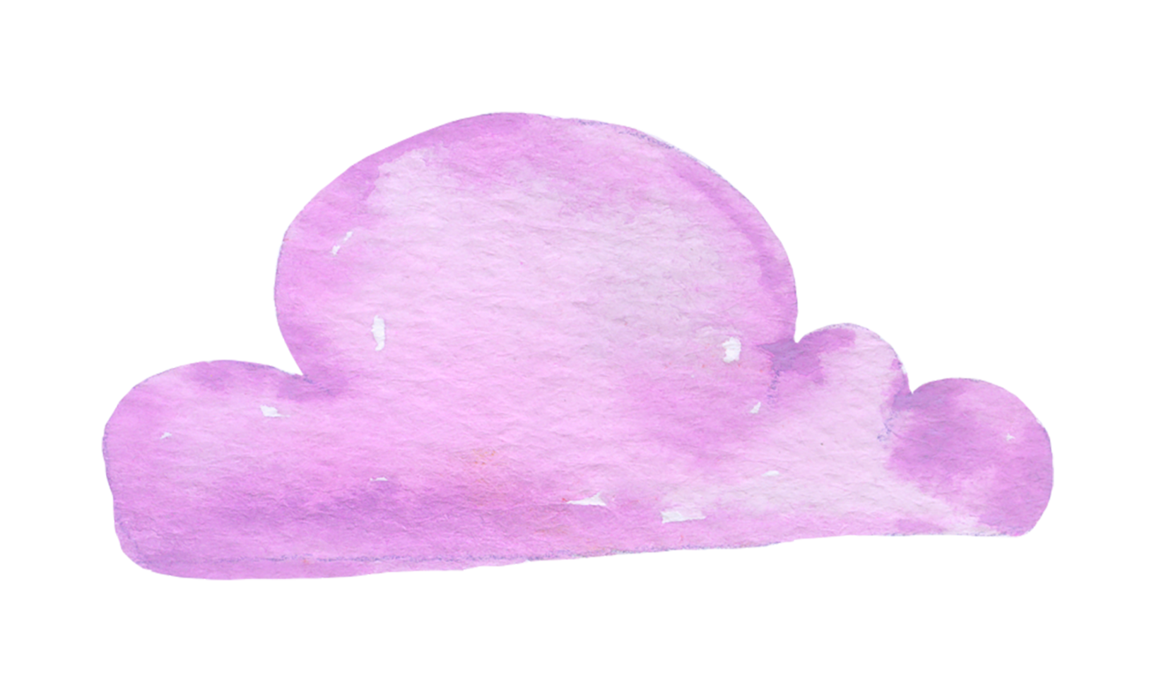 Cloud watercolor hand paint png