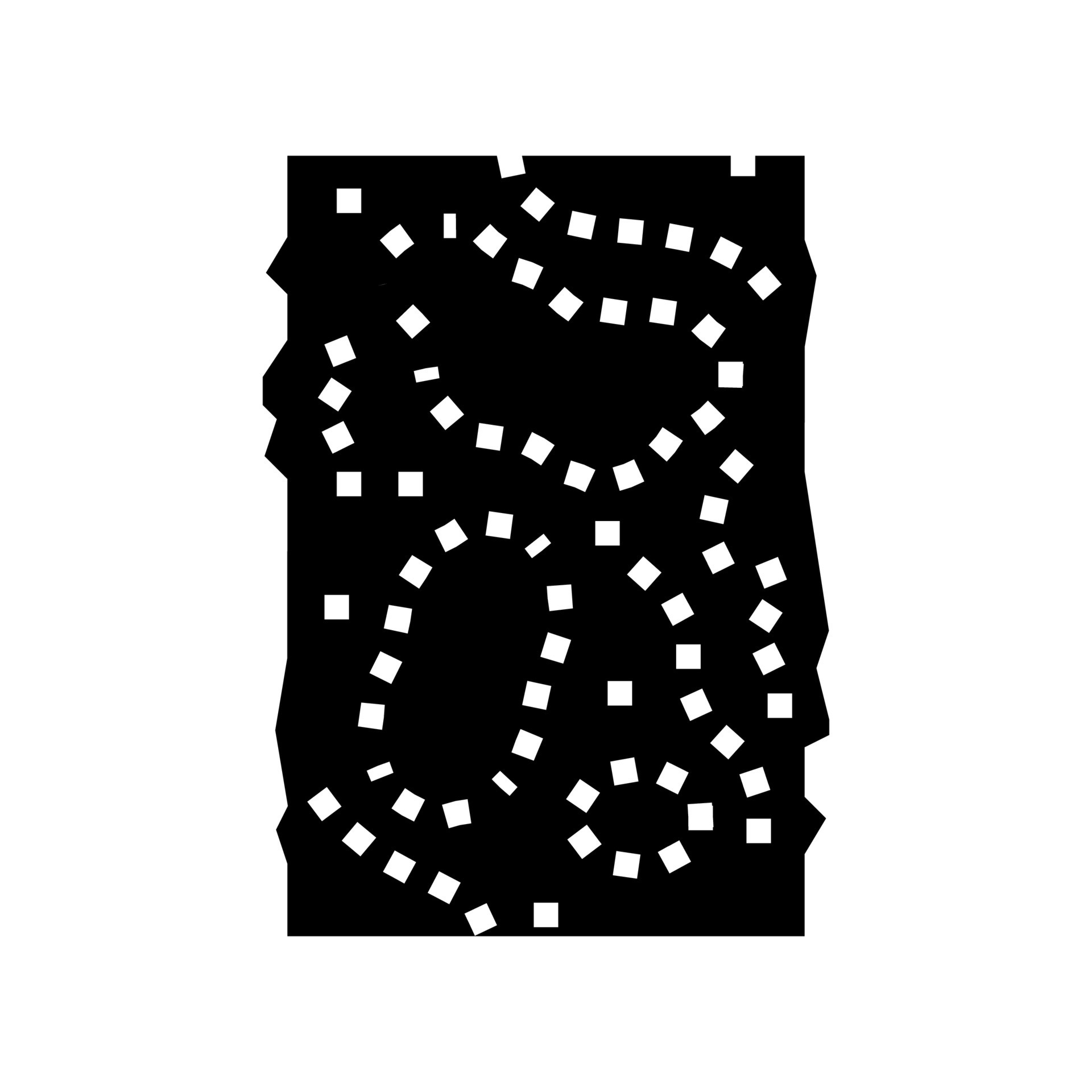 water bound macadam glyph icon vector illustration 10187567 Vector Art