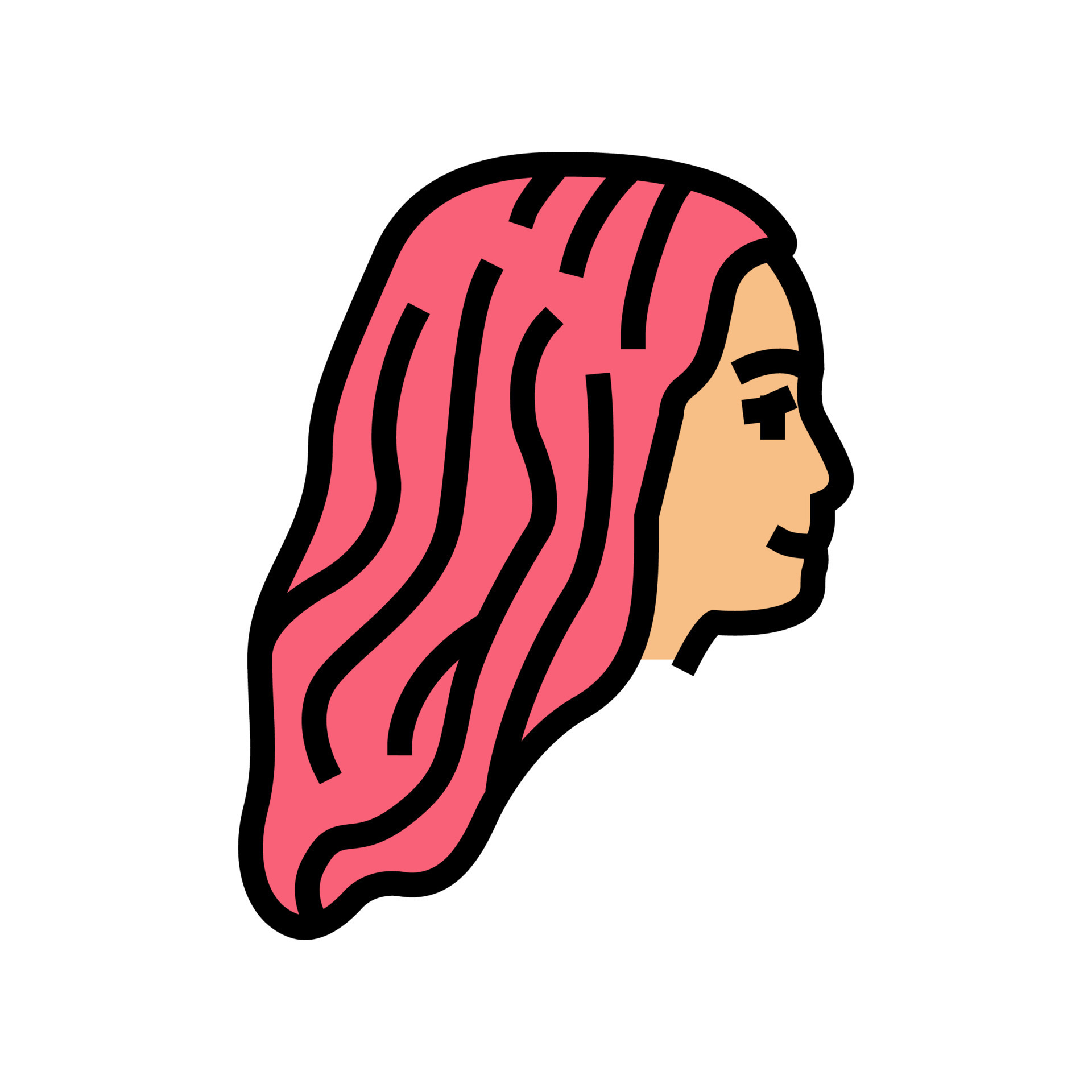 coloring hair color icon vector illustration 10187683 Vector Art at