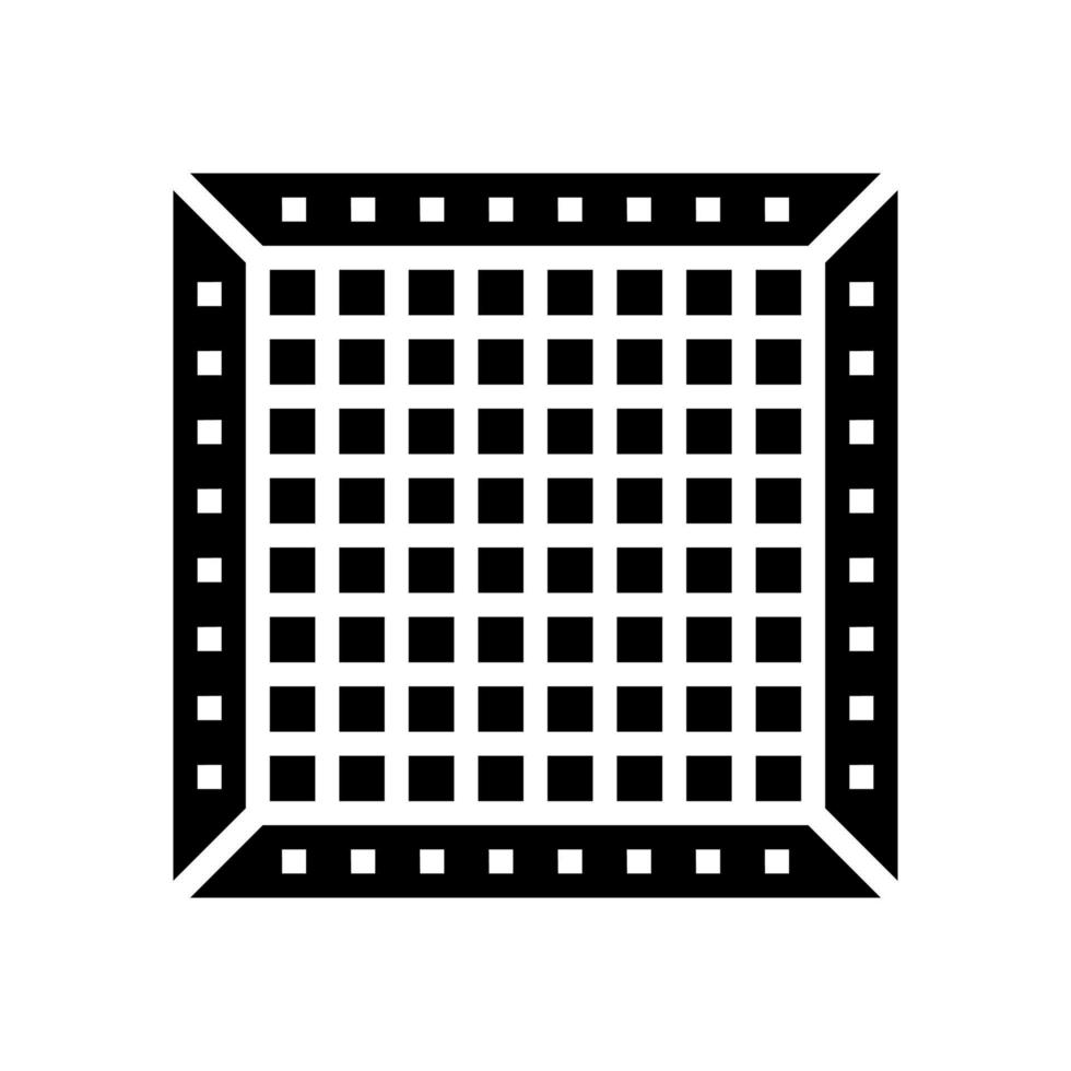 board chess glyph icon vector illustration
