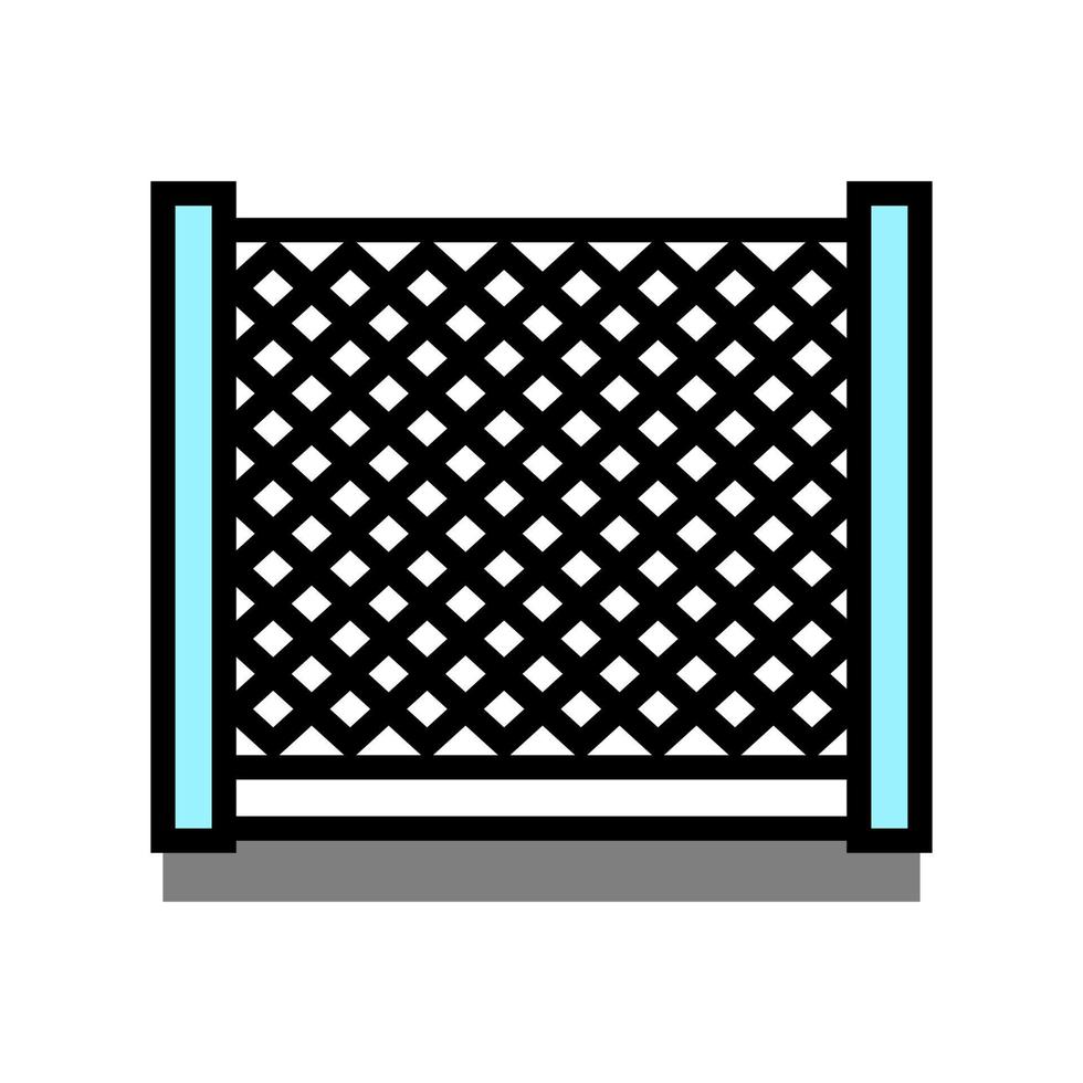 chain fence color icon vector illustration