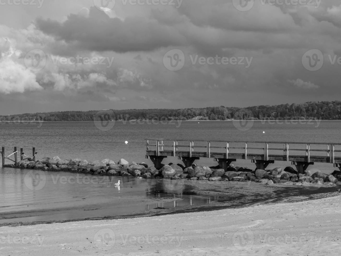 eckernfoerde city at the baltic sea photo