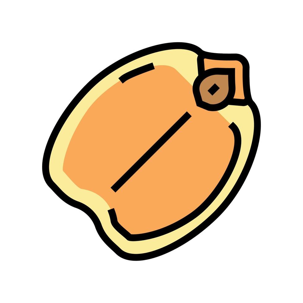 ilustración de vector de icono de color de semilla de garbanzo