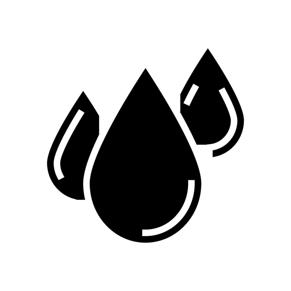 drop blood glyph icon vector illustration