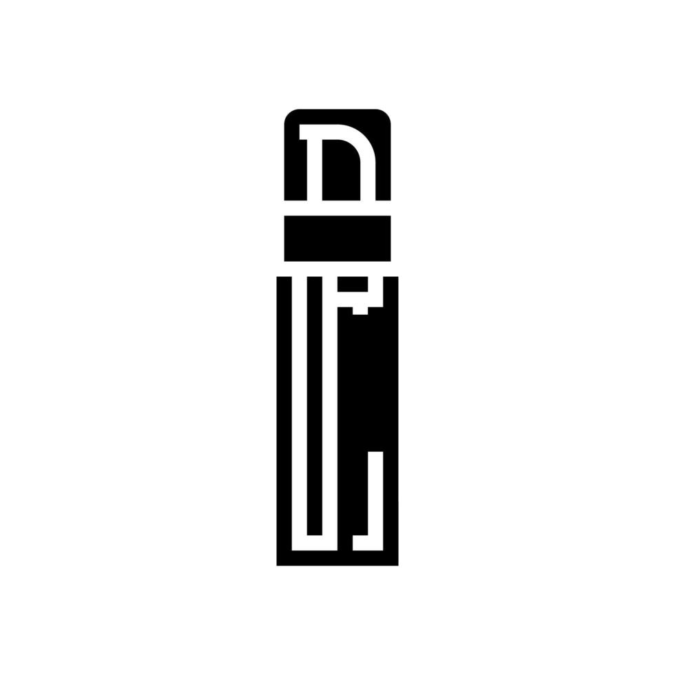 natural extract from cucumber glyph icon vector illustration
