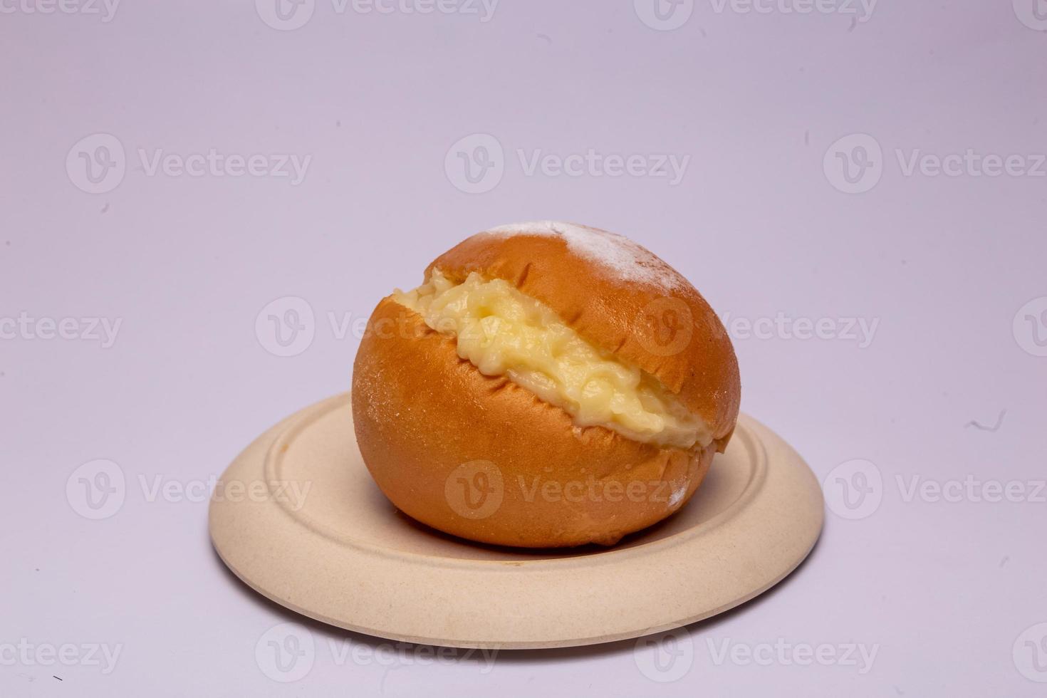 donut with cream photo