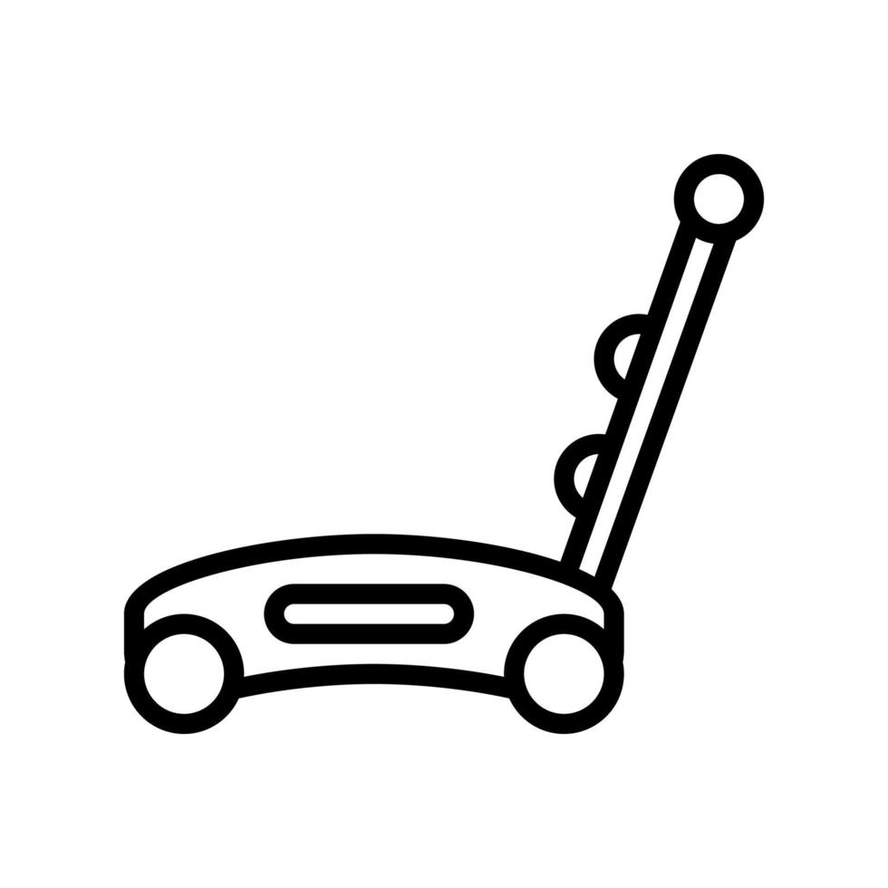 push toy line icon vector illustration