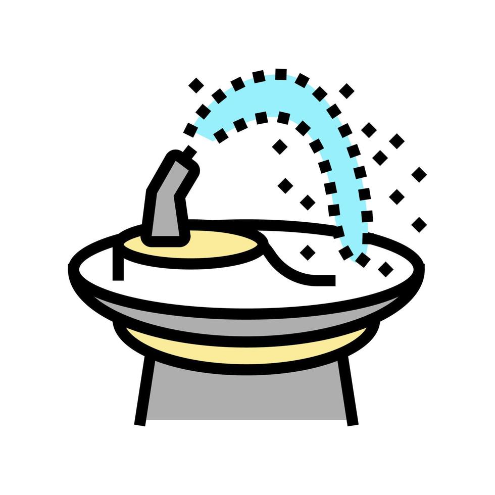 drinking fountain color icon vector illustration