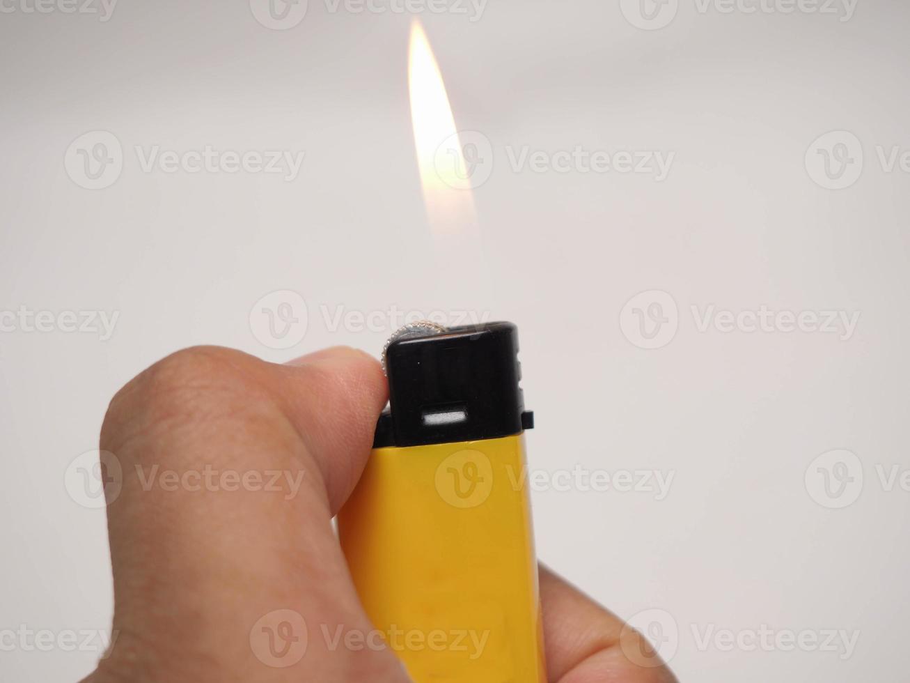 Picture of yellow lighter photo