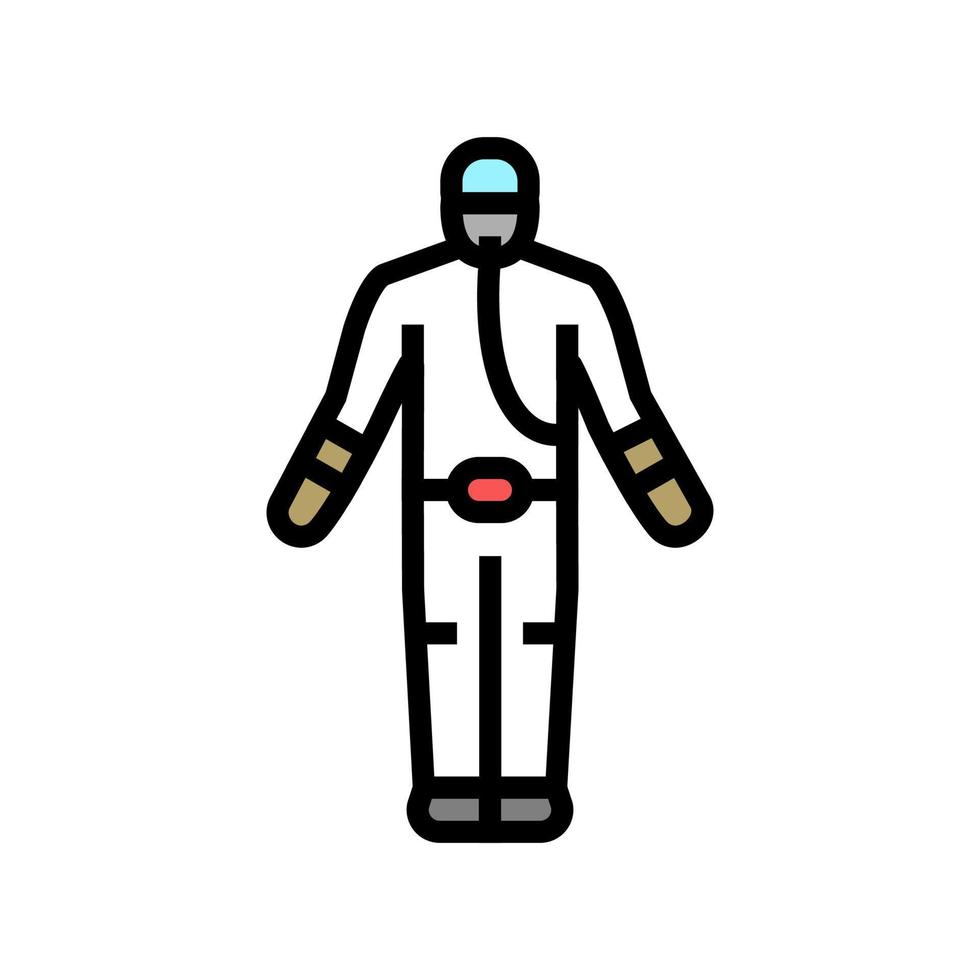 protection asbestos color icon vector illustration