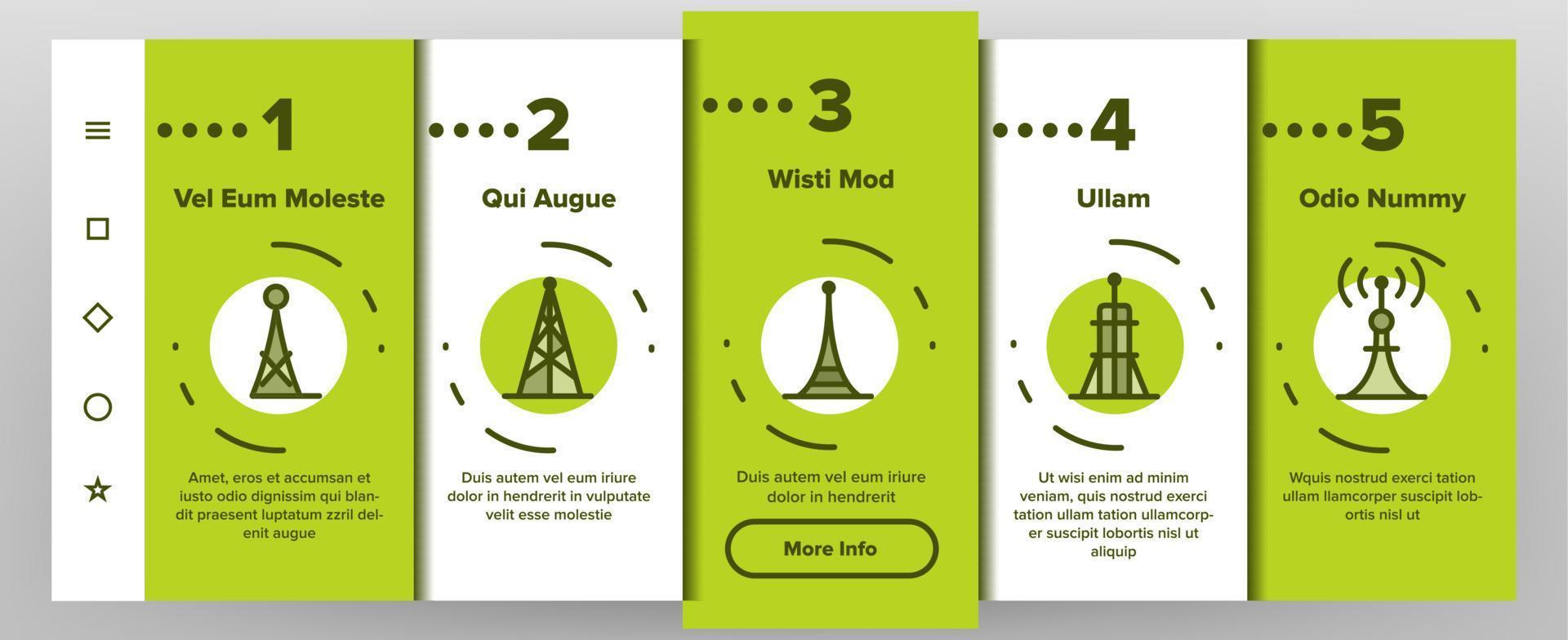 Radio Towers And Masts Vector Onboarding