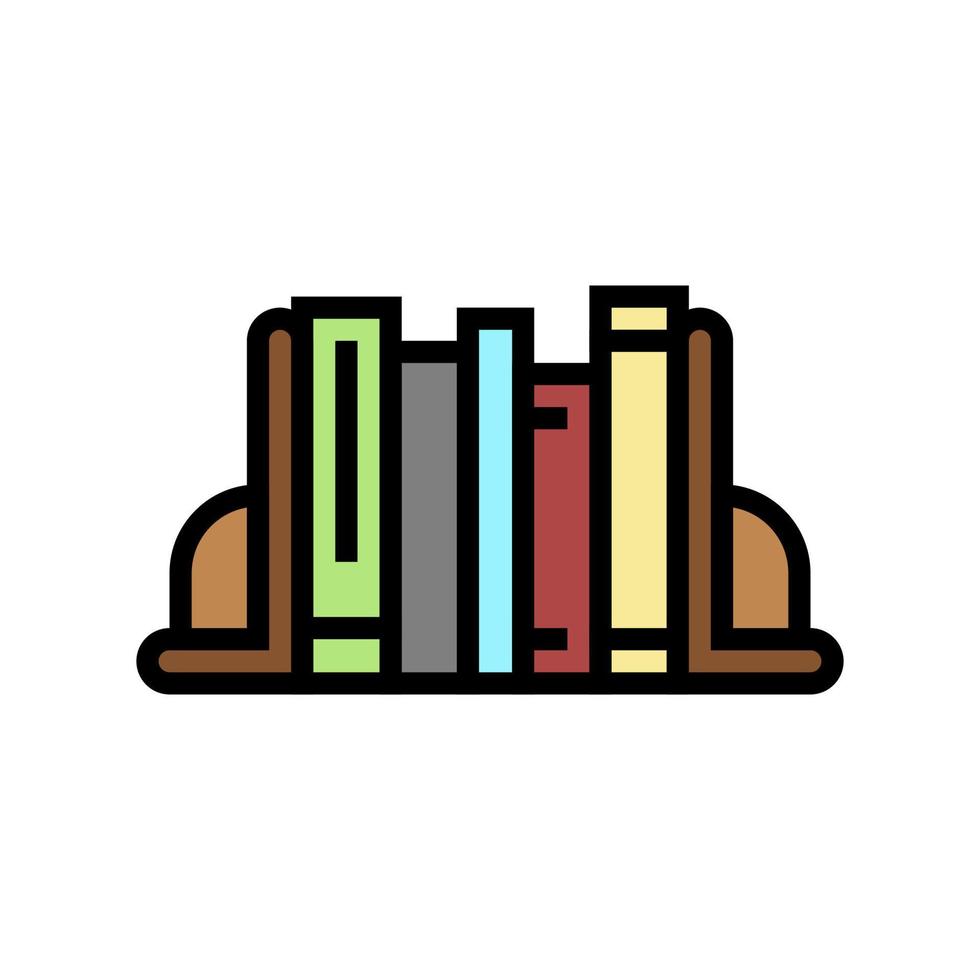 bookends decoration color icon vector illustration