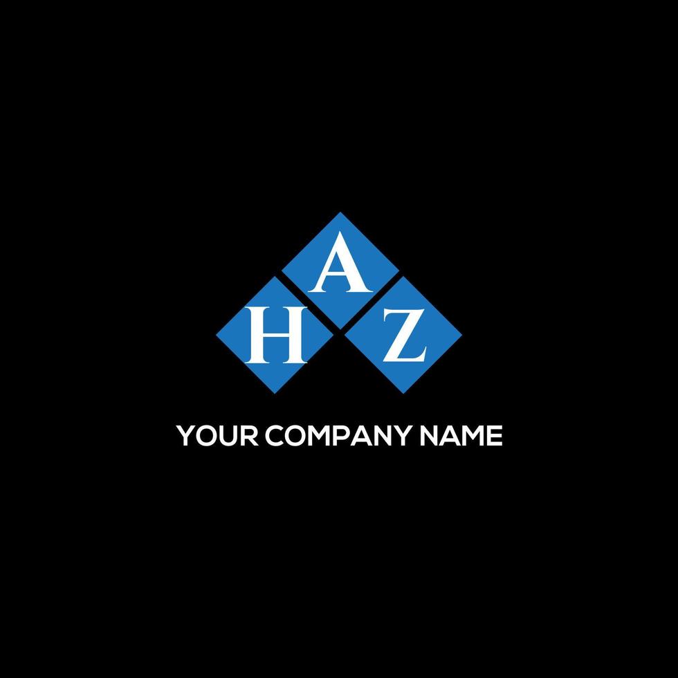 HAZ letter design.HAZ letter logo design on BLACK background. HAZ creative initials letter logo concept. HAZ letter design.HAZ letter logo design on BLACK background. H vector