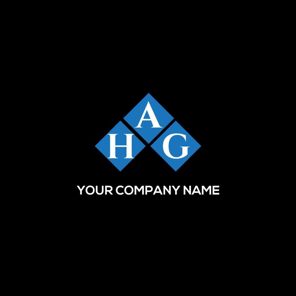 HAG letter design.HAG letter logo design on BLACK background. HAG creative initials letter logo concept. HAG letter design.HAG letter logo design on BLACK background. H vector