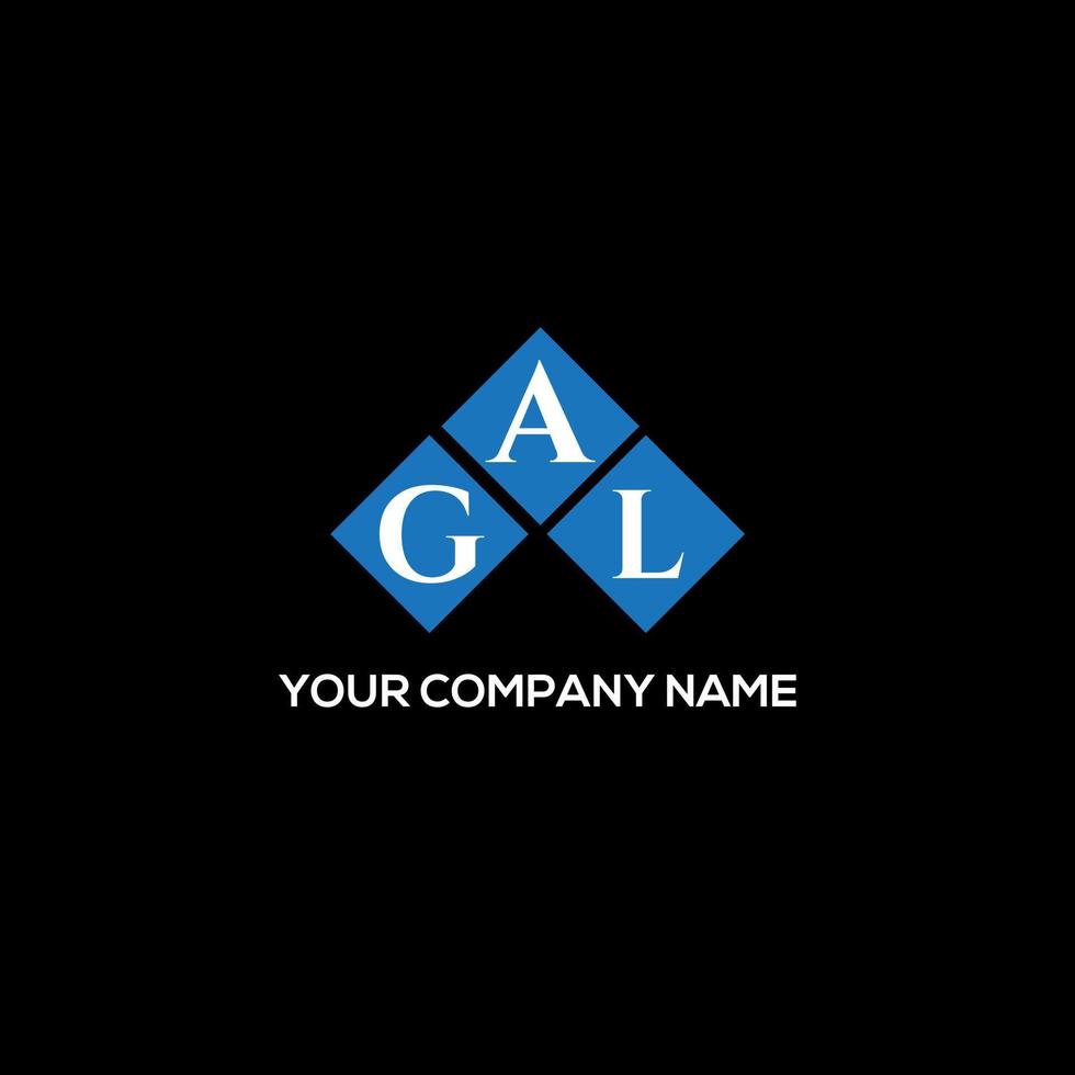 GAL letter design.GAL letter logo design on BLACK background. GAL creative initials letter logo concept. GAL letter design.GAL letter logo design on BLACK background. G vector