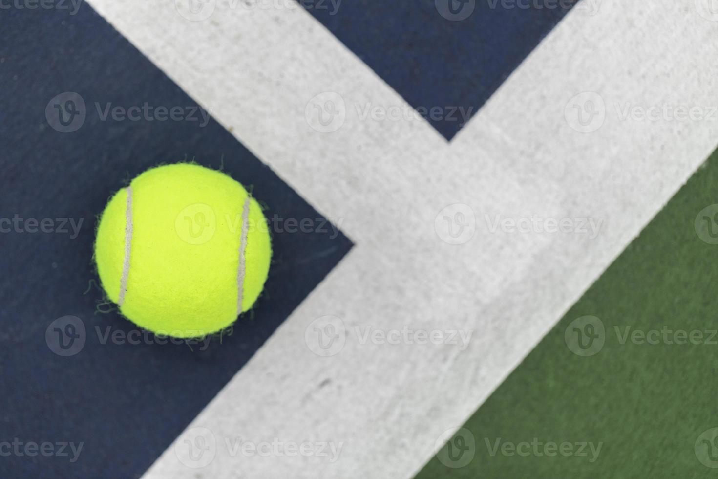 Tennis Ball On Court photo