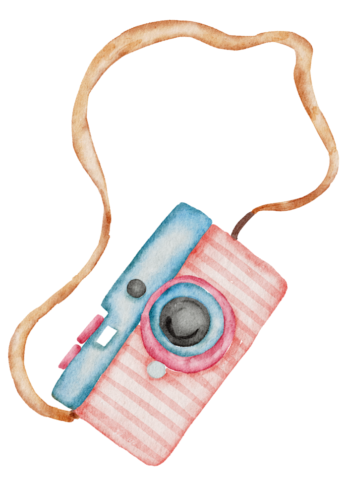 summer watercolor element png