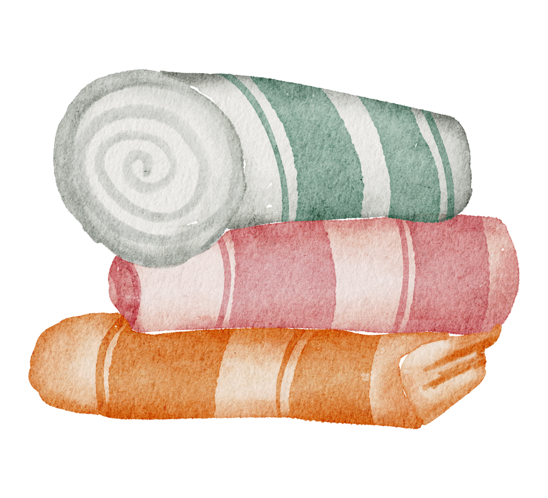 summer watercolor element png