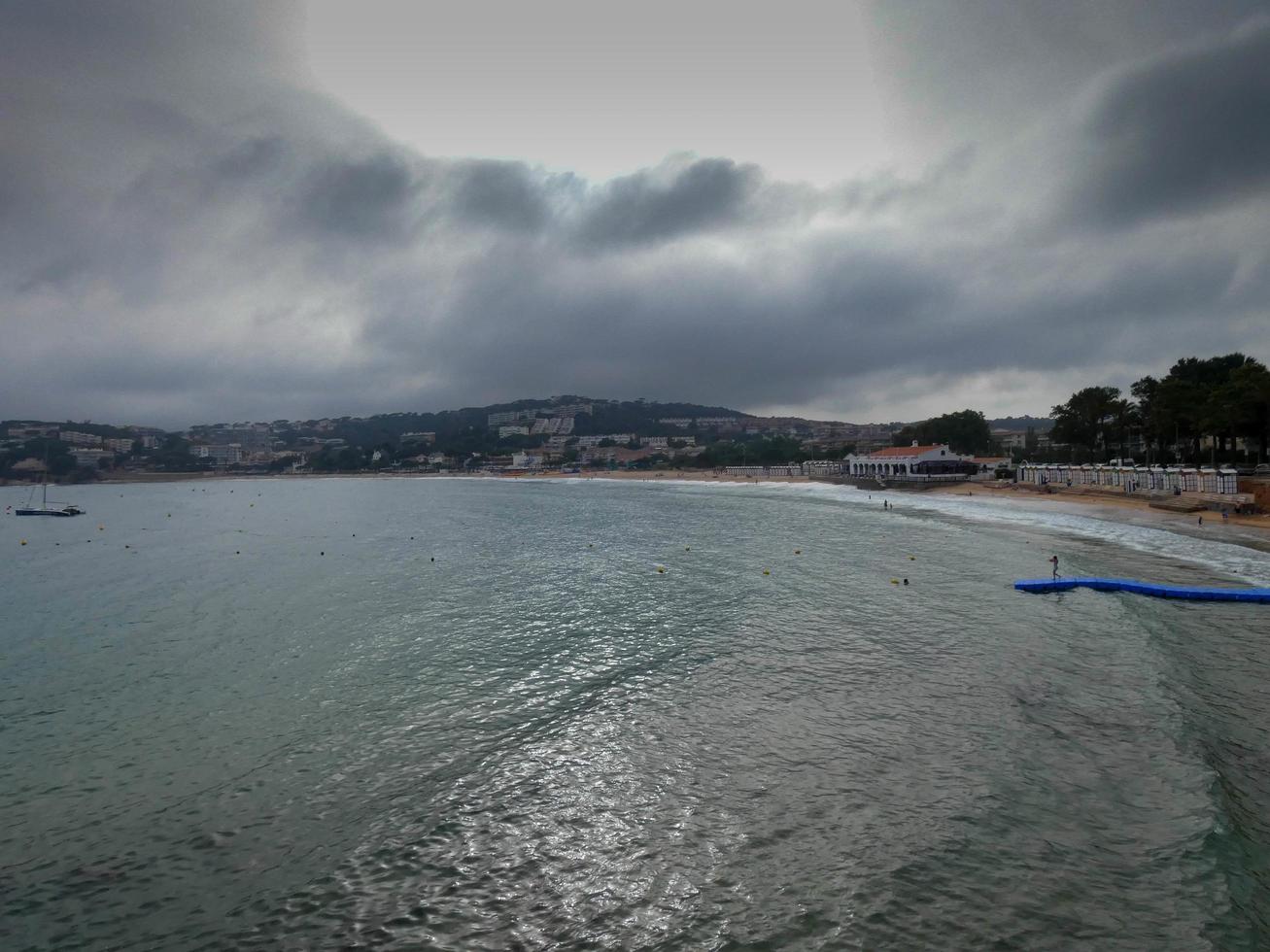 playa de s'agaro en la costa brava catalana, españa foto