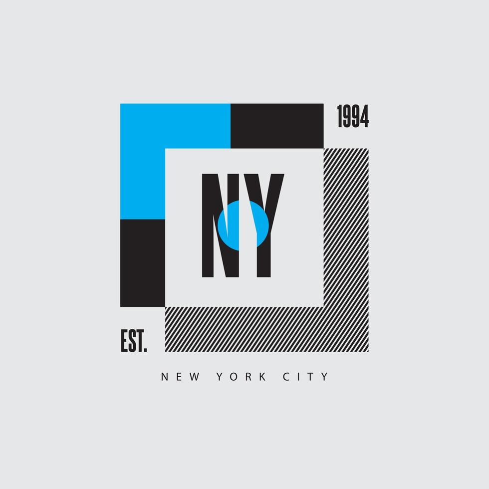 New york city illustration typography vector t shirt design