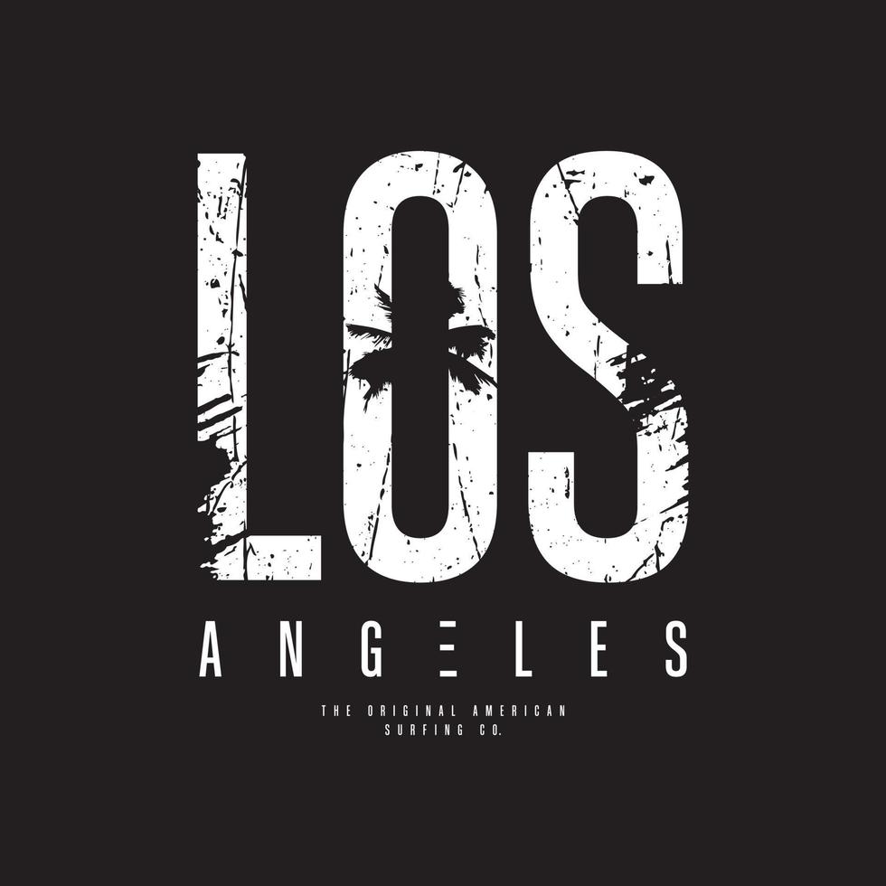 Los angeles t-shirt and apparel design vector