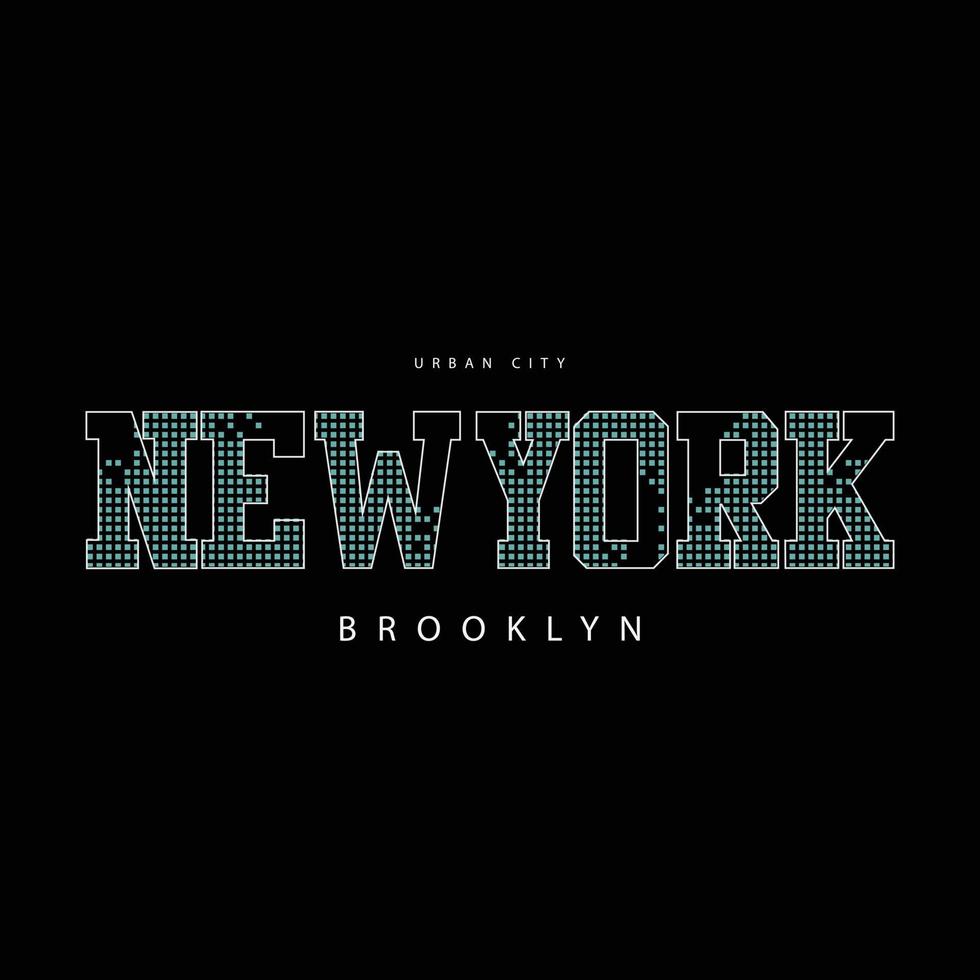 New york city typography vector t shirt design