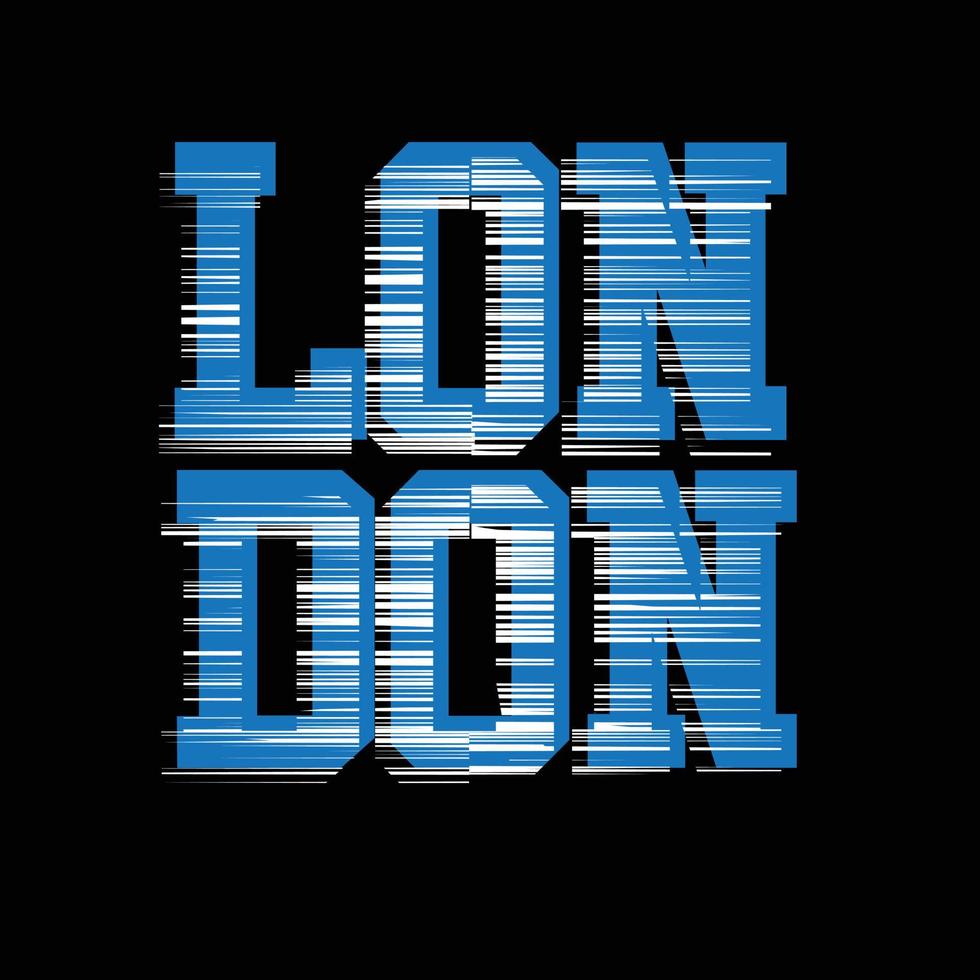 London t-shirt and apparel design vector