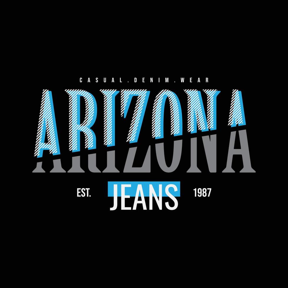 Arizona illustration typography. perfect for designing t-shirts, shirts, hoodies, poster, print vector