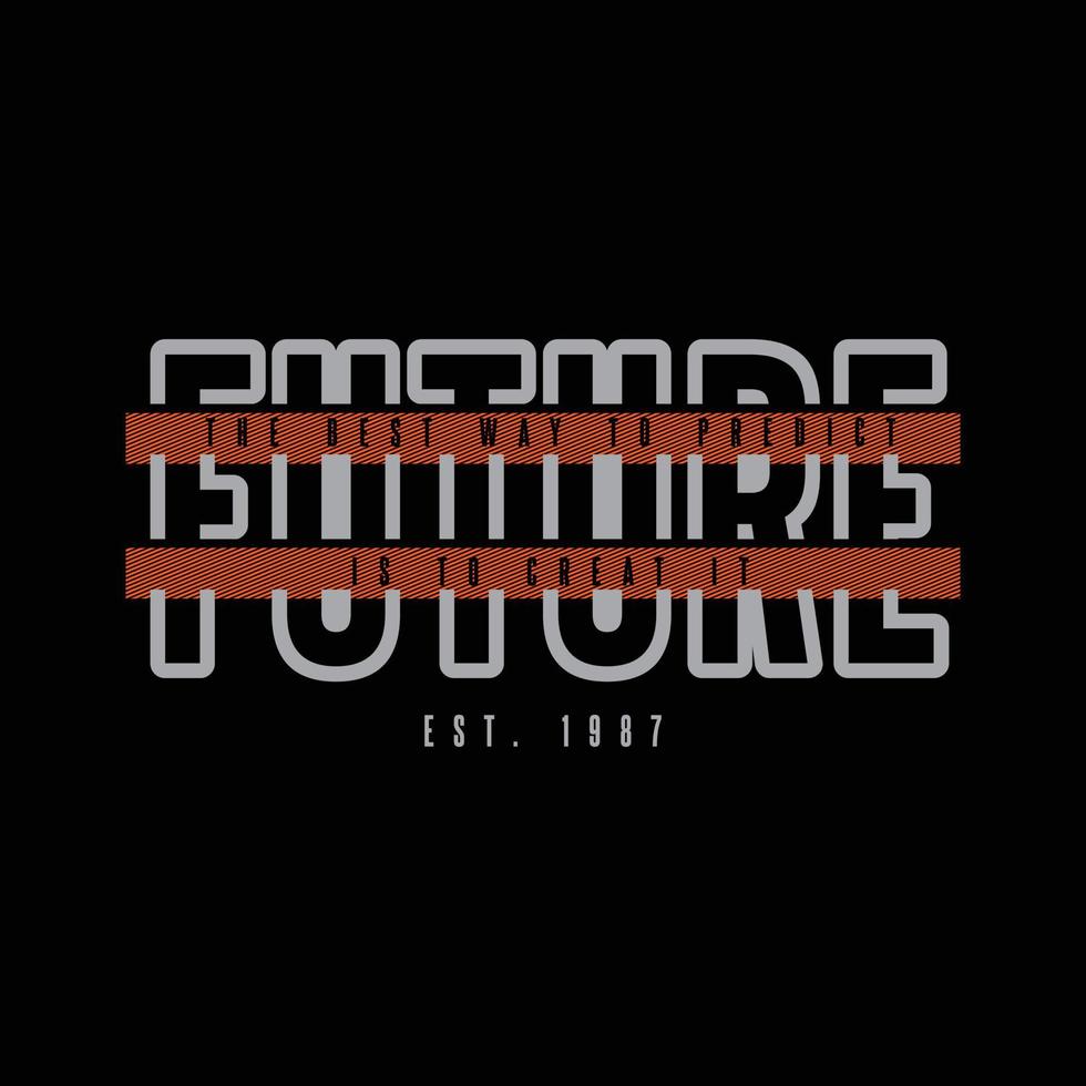 Future t-shirt and apparel design vector