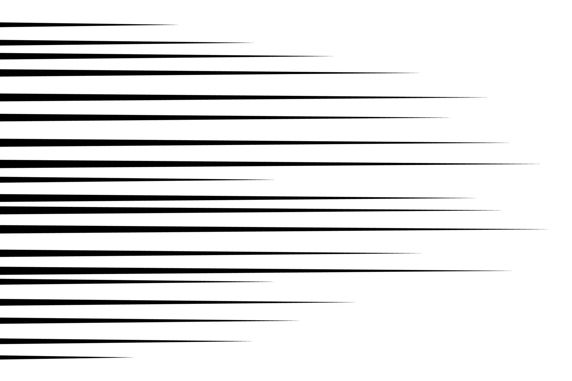 Speed lines isolated set. Comics motion lines for fast moving