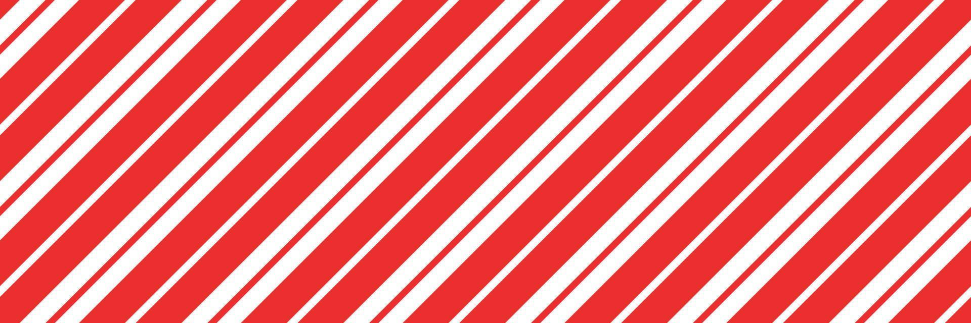 Christmas candy cane striped seamless pattern. Christmas candycane background with red stripes. Caramel diagonal print. Xmas traditional wrapping texture. Vector illustration
