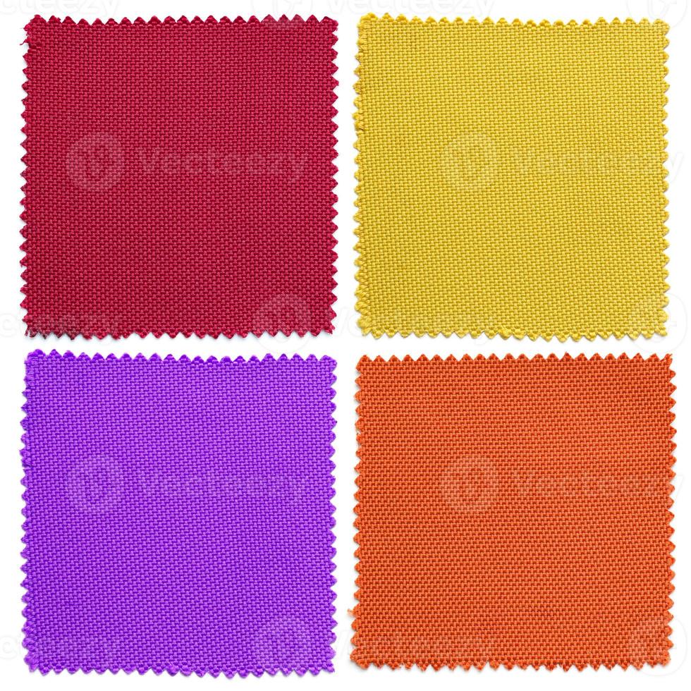 set of fabric swatch samples texture photo
