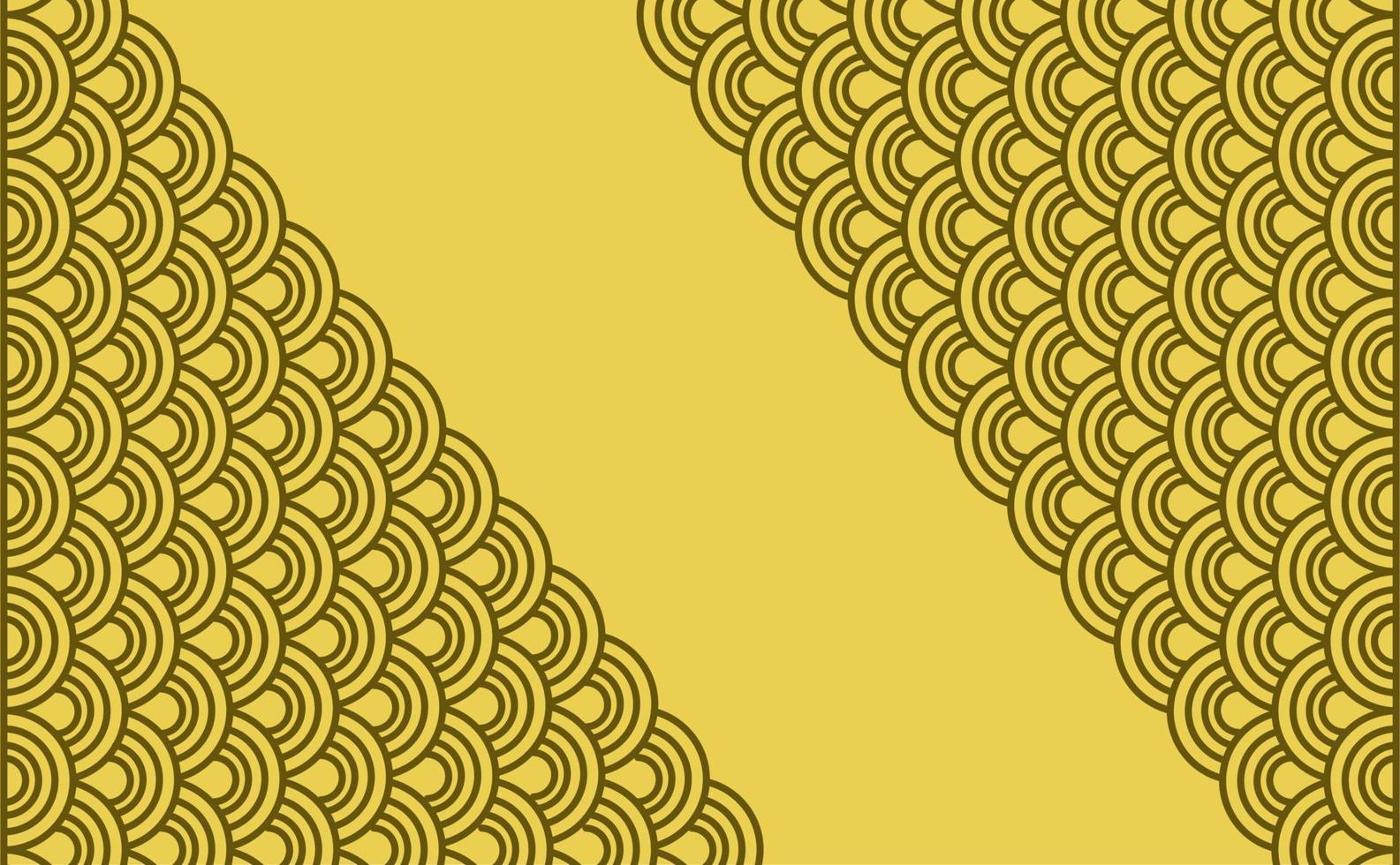 Triangle Ornament With Circle Inside On The Corner Of The Frame Beautifull Geometric Wallpaper Background vector