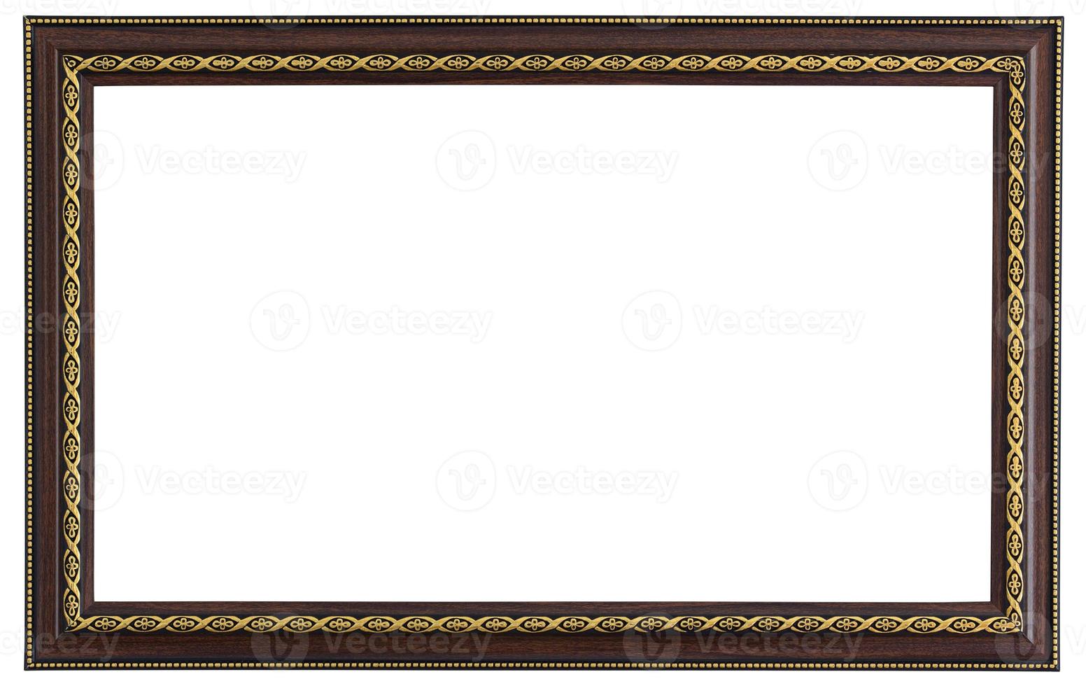 picture frame isolated on white with clipping path photo