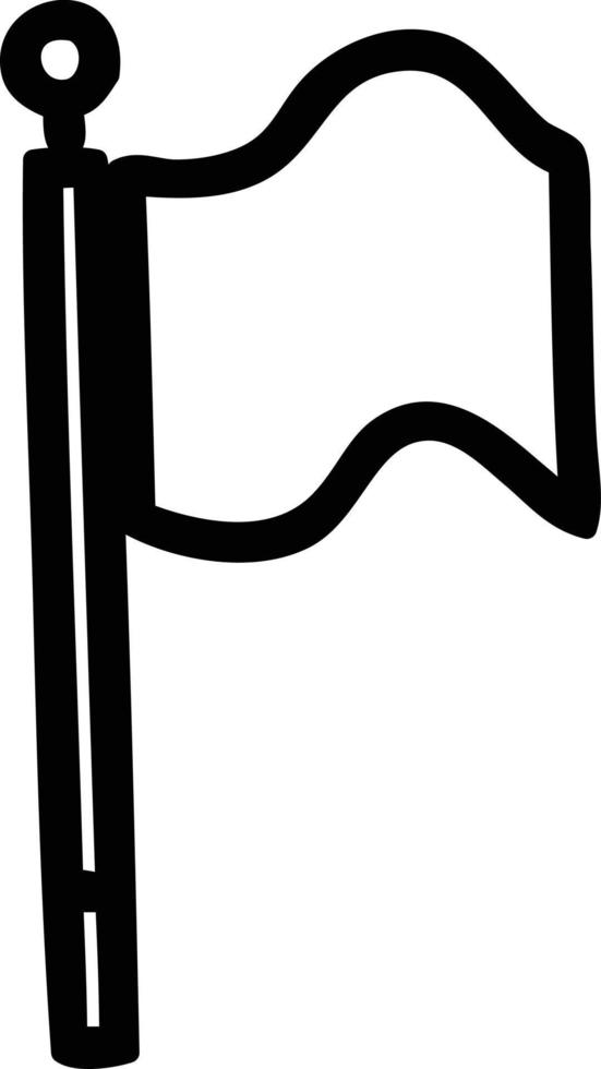 waving flag icon vector