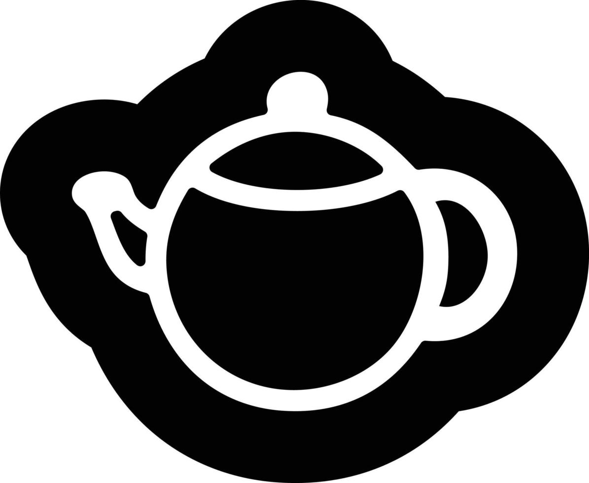 tea pot icon vector