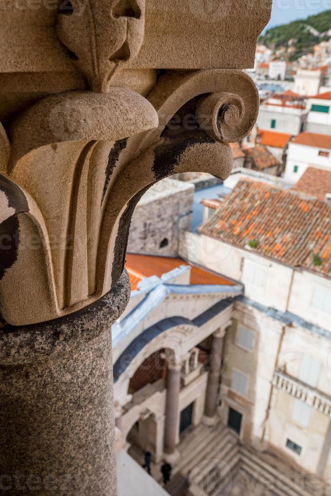 Split, Croatia Pillar Diocletian's Palace photo