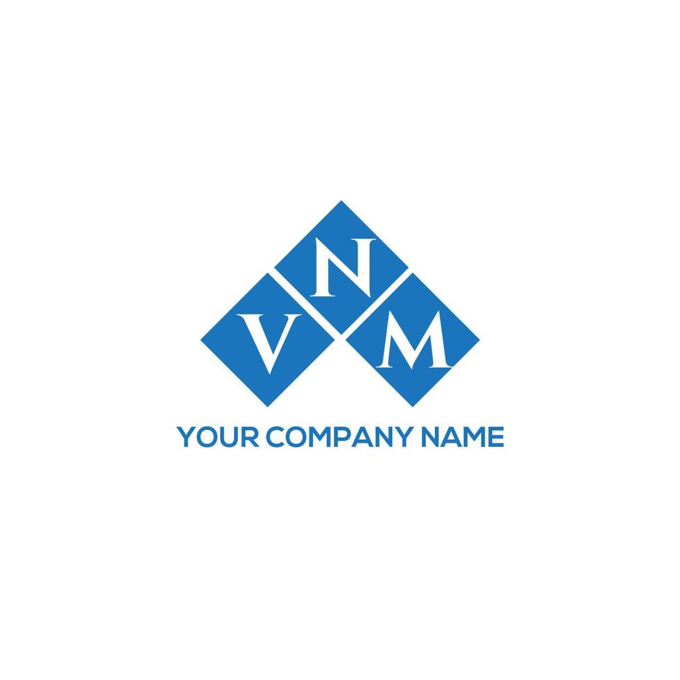 VNM letter logo design on WHITE background. VNM creative initials letter logo concept. VNM letter design. vector