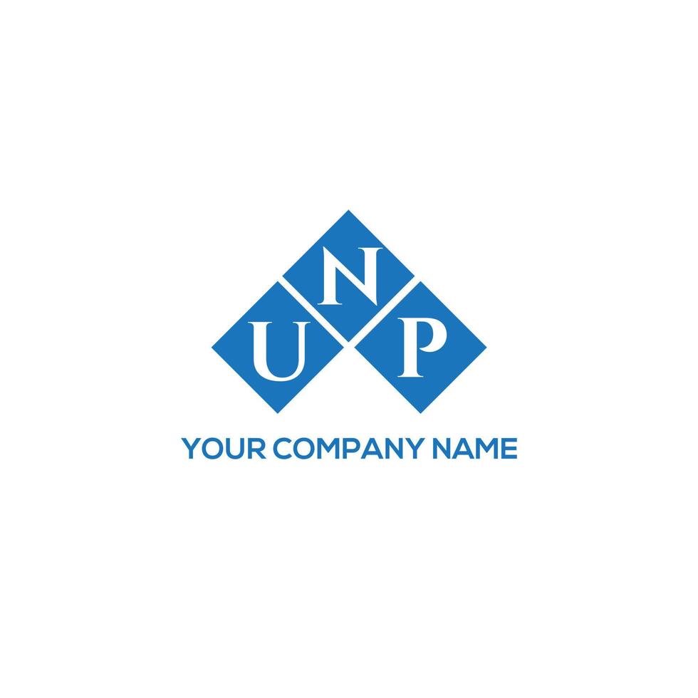 UNP letter logo design on WHITE background. UNP creative initials letter logo concept. UNP letter design. vector